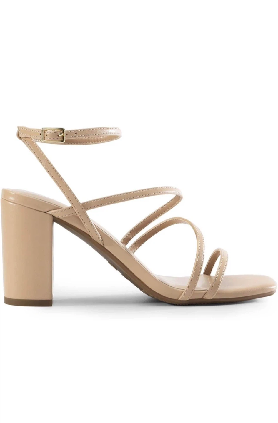 Dream Pairs Nude Strappy Heels - Size 9 - photo 2