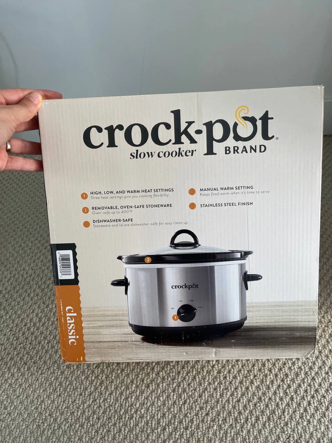 Crock-Pot Classic Slow Cooker 4.5QT - Brand New