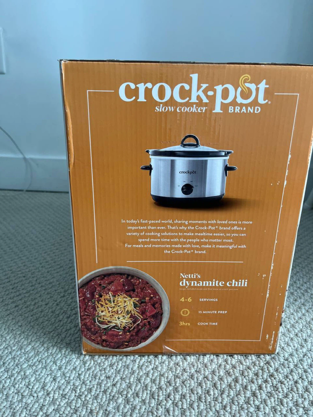 Crock-Pot Classic Slow Cooker 4.5QT - Brand New - photo 3