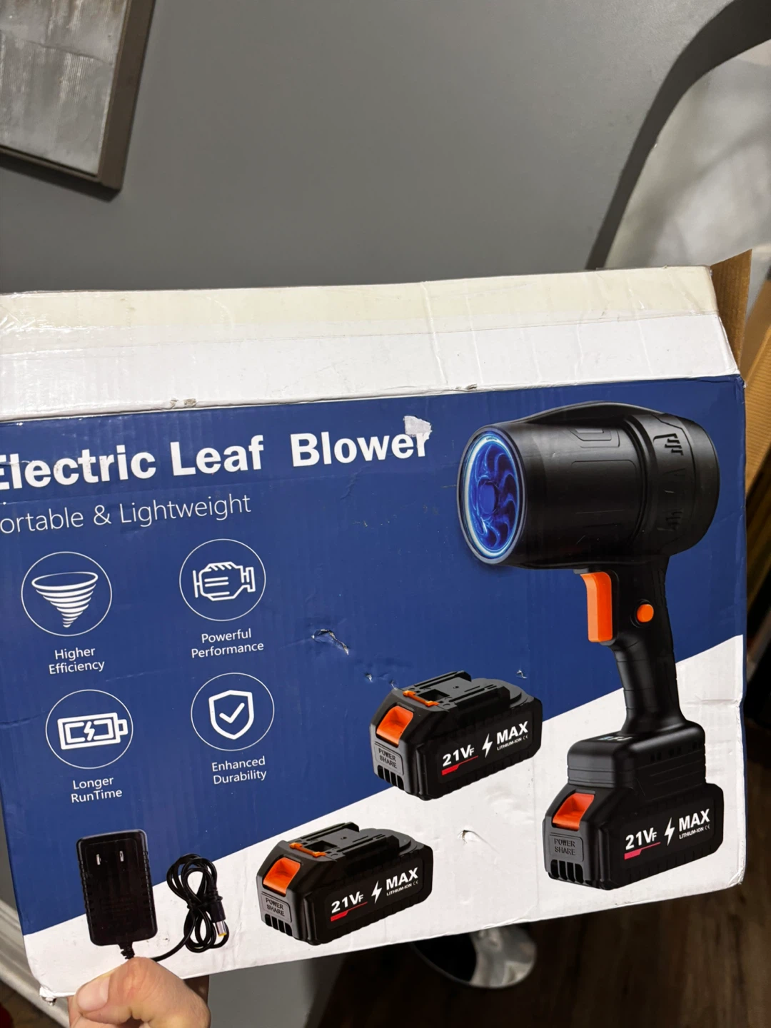 Electric Leaf Blower 21V Portable Lightweight