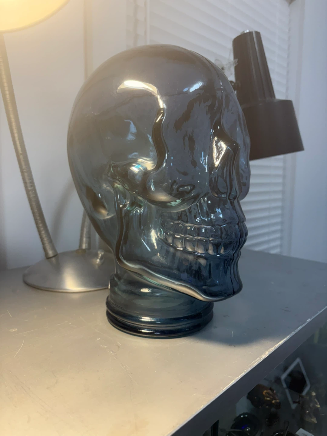 Skull Head Glass Decanter