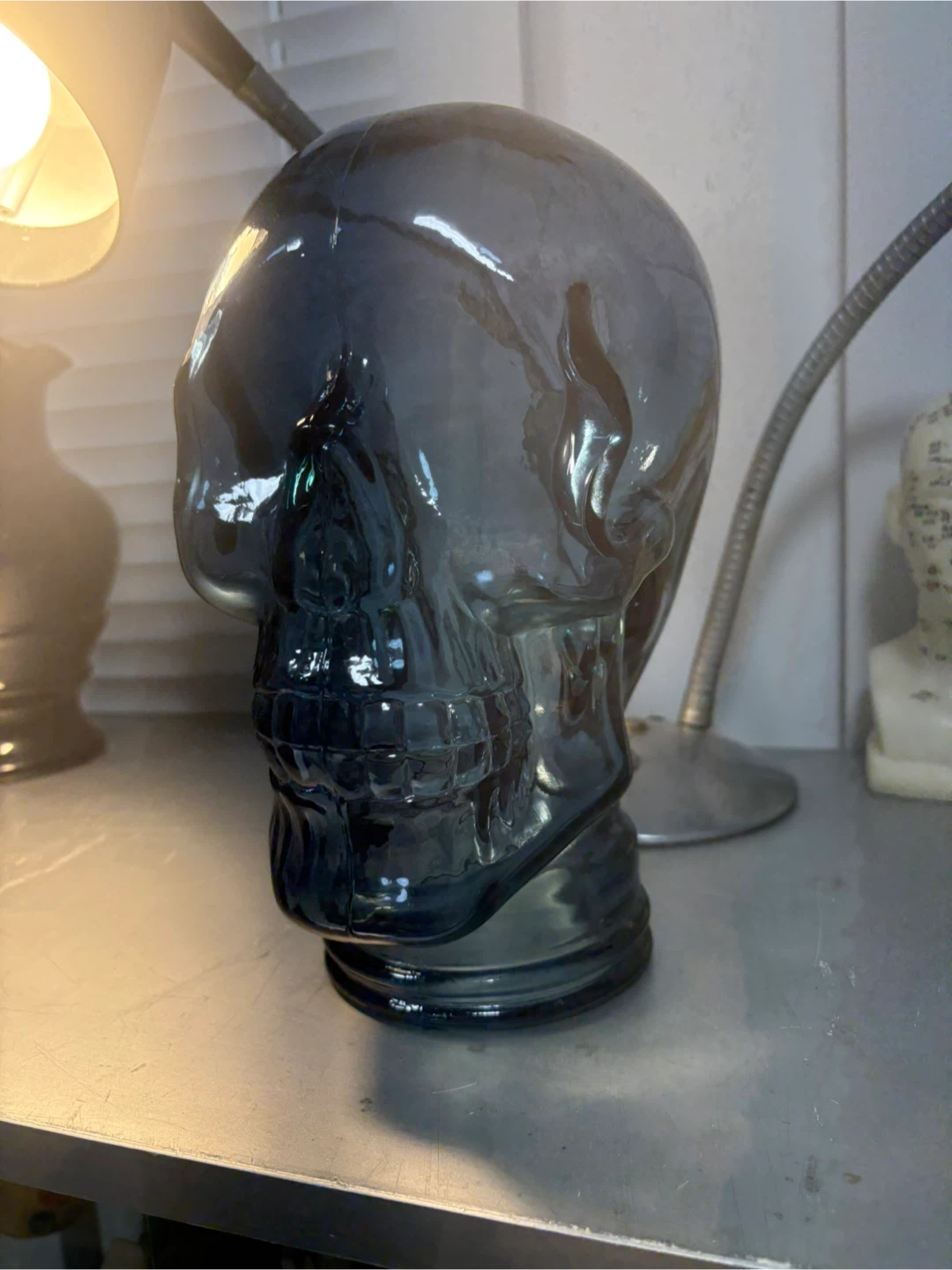Skull Head Glass Decanter - photo 2