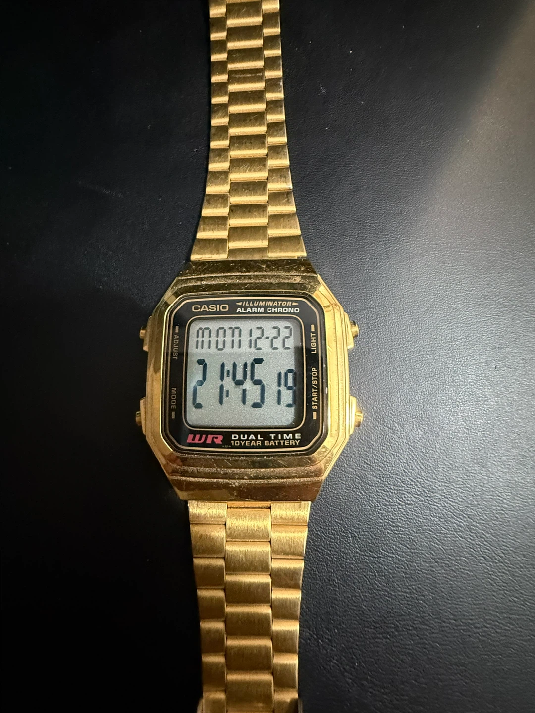 Casio A178W Gold Digital Watch - photo 5