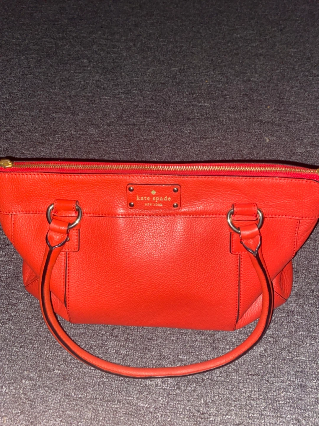 Kate Spade Red Leather Handbag