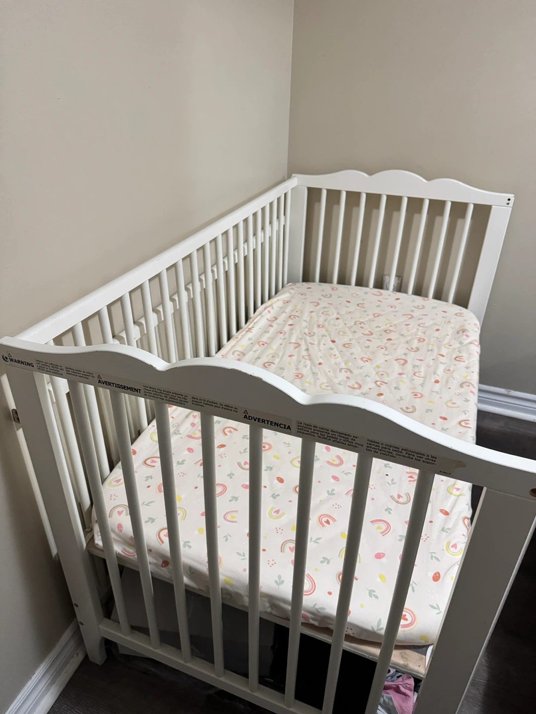 White Baby Crib - photo 2