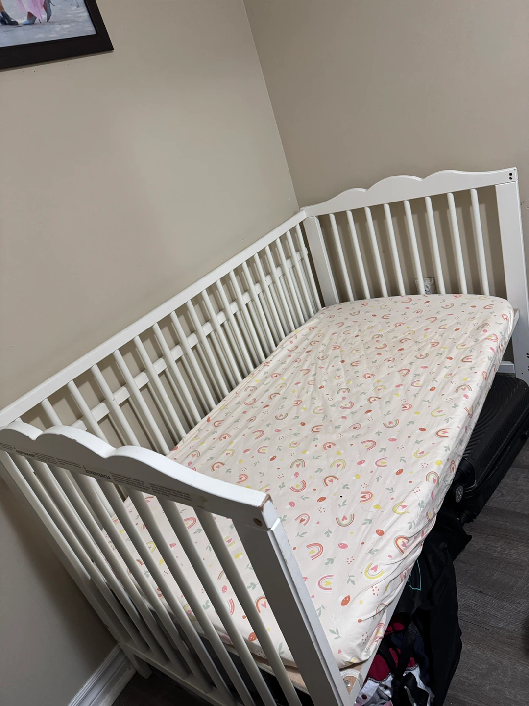 White Baby Crib