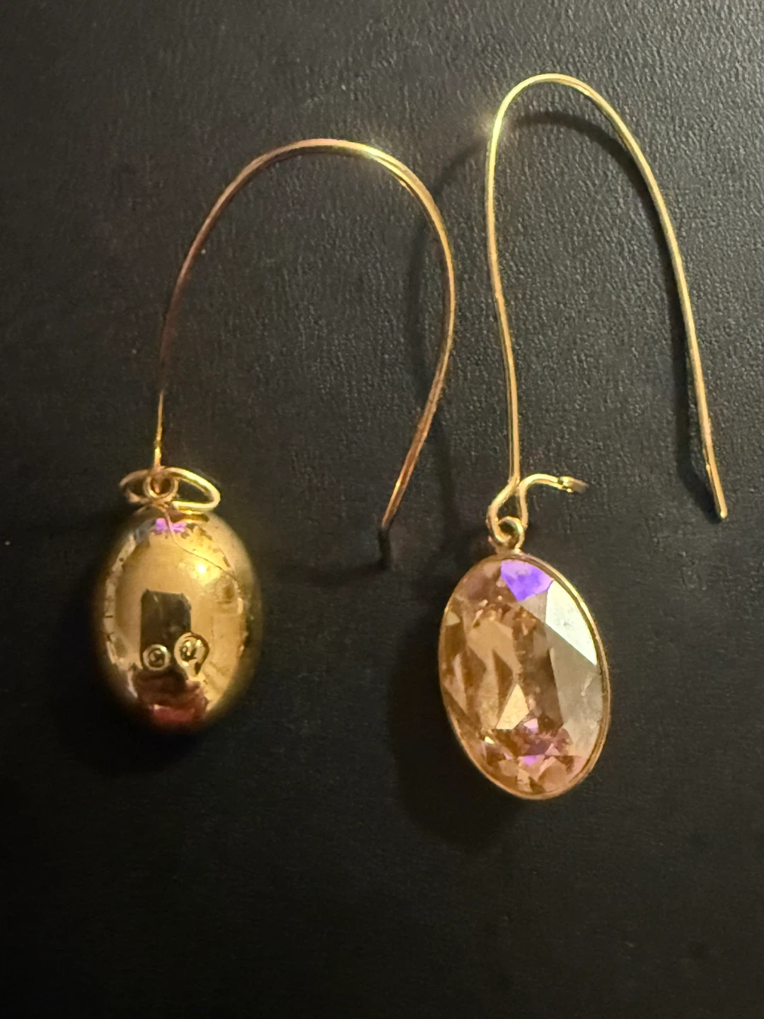 Swarovski Gold Tone Drop Earrings - photo 2