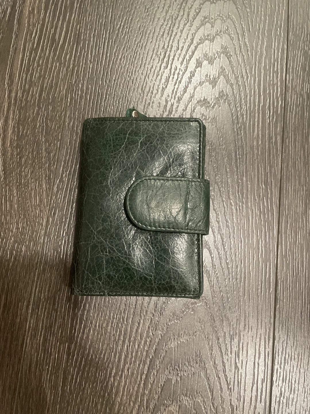 Roots Leather Wallet - Green