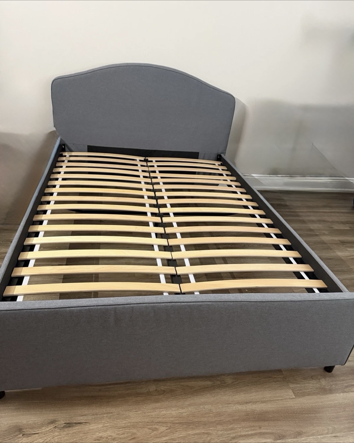 IKEA Hauga Gray Bed Frame Queen size