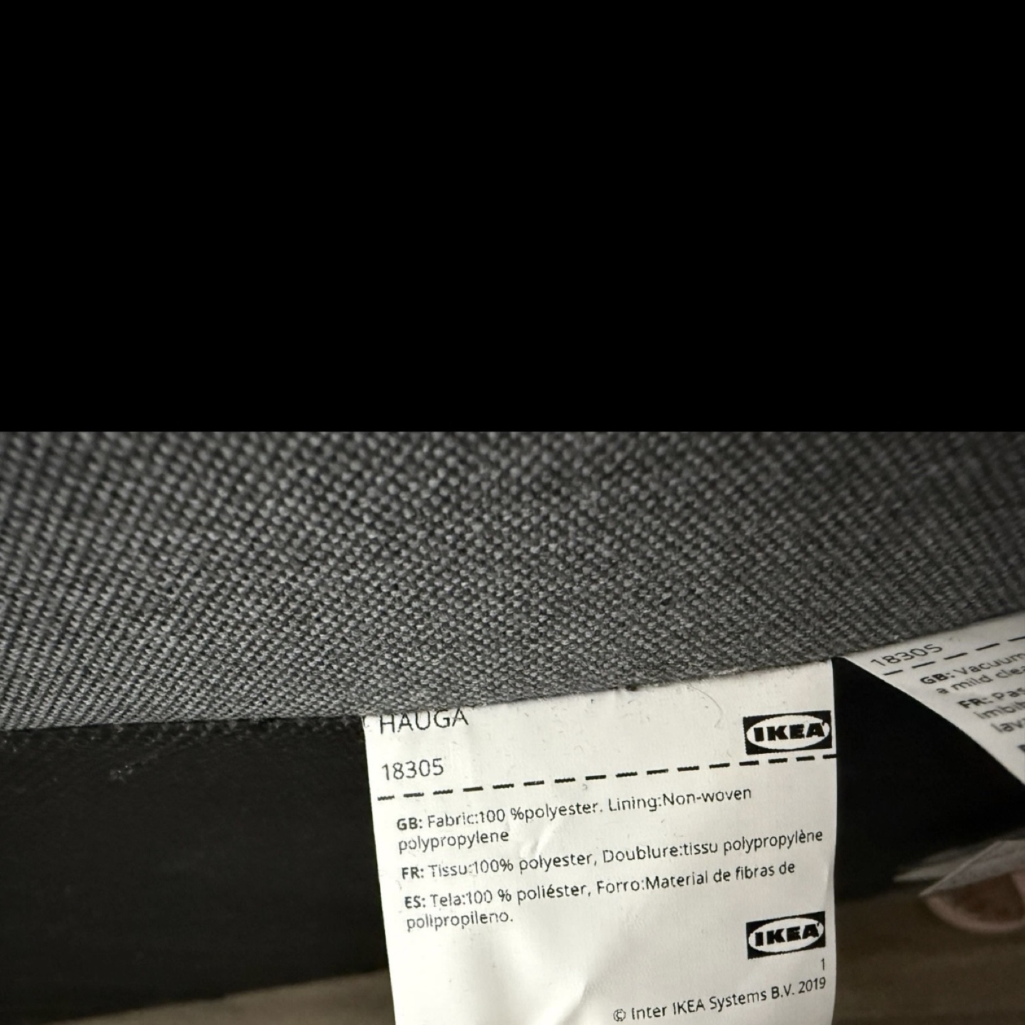 IKEA Hauga Gray Bed Frame Queen size - photo 5