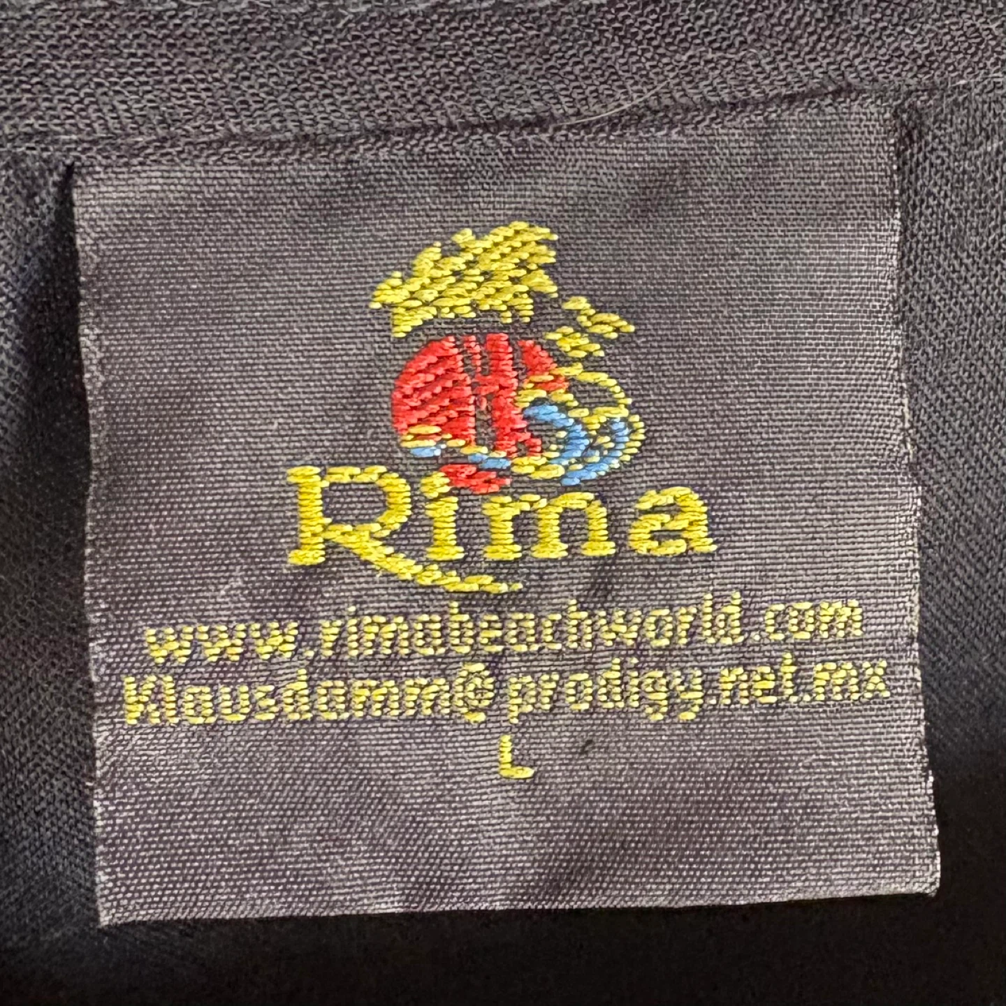 Rima Black Tropical Batik Printed Embroidered Shift Dress Size L - photo 4