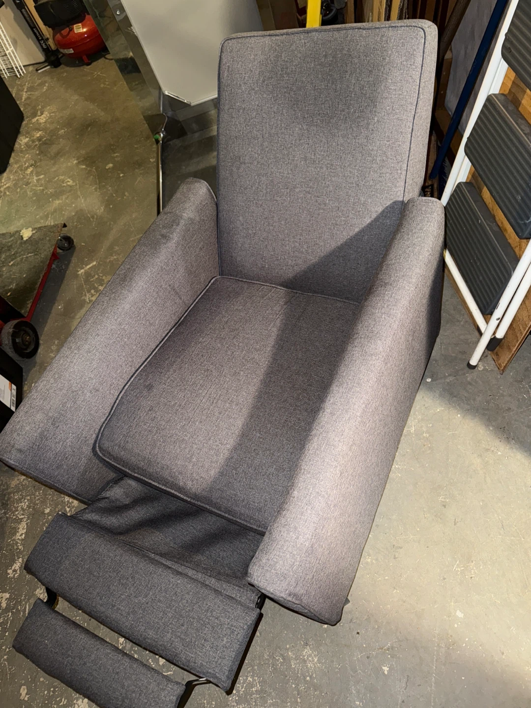 Grey Recliner Chair - photo 2