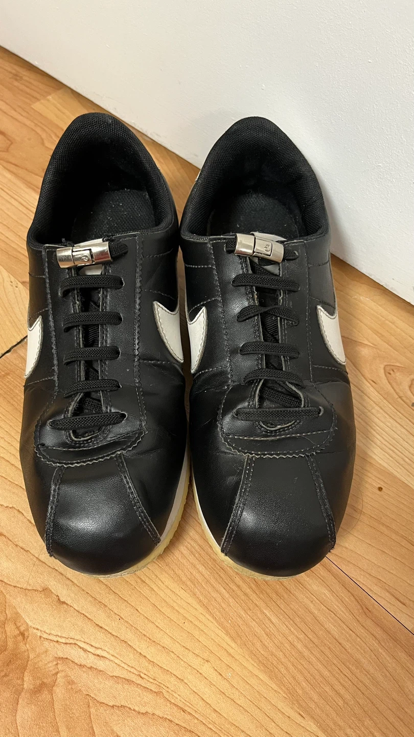 Nike Cortez Black Leather Sneakers - photo 5