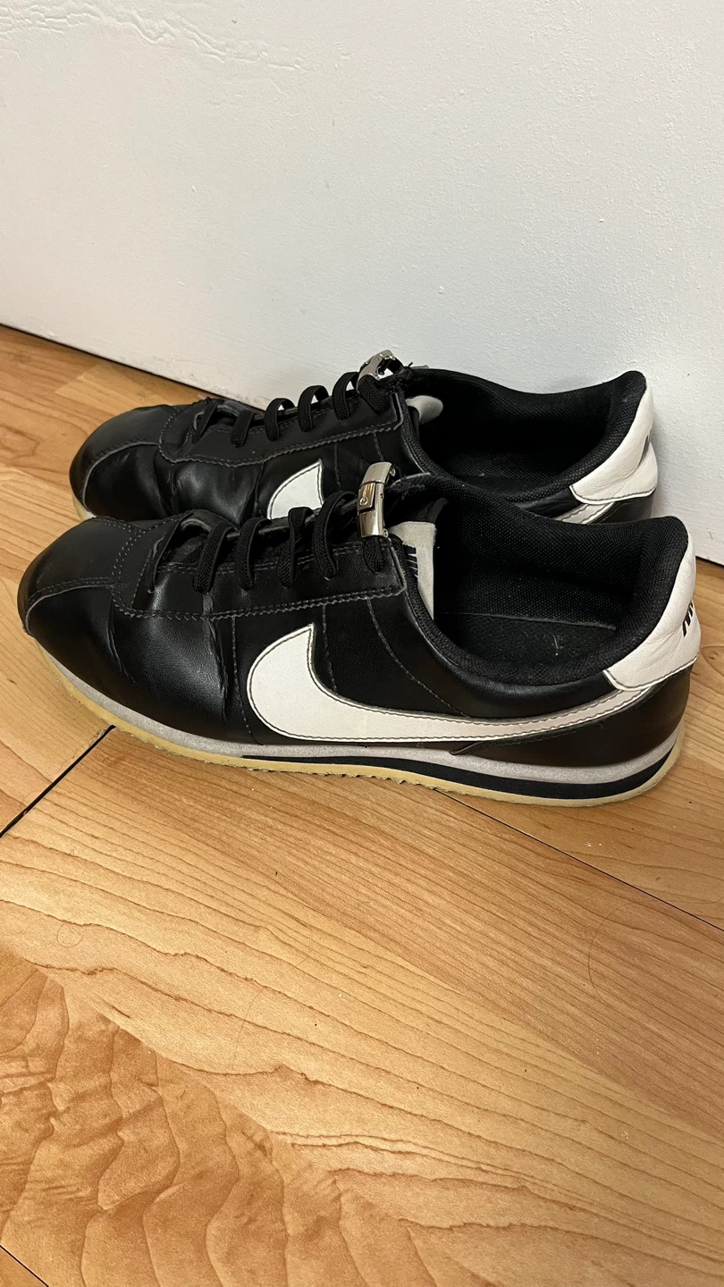 Nike Cortez Black Leather Sneakers - photo 3