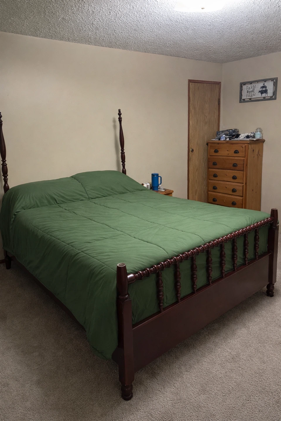 FREE — Queen size bed frame & mattress