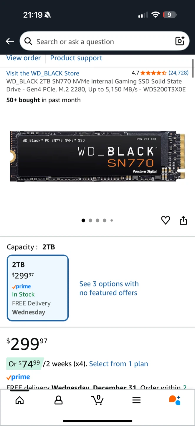 WD Black SN770 NVMe SSD – 2TB - photo 4