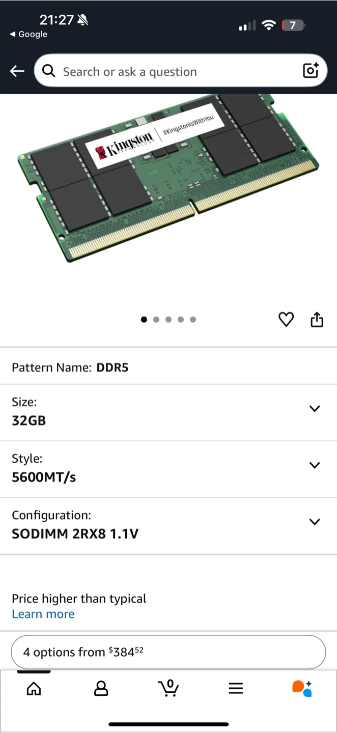 Kingston DDR5 Laptop RAM – 32GB (5600MHz) - photo 4