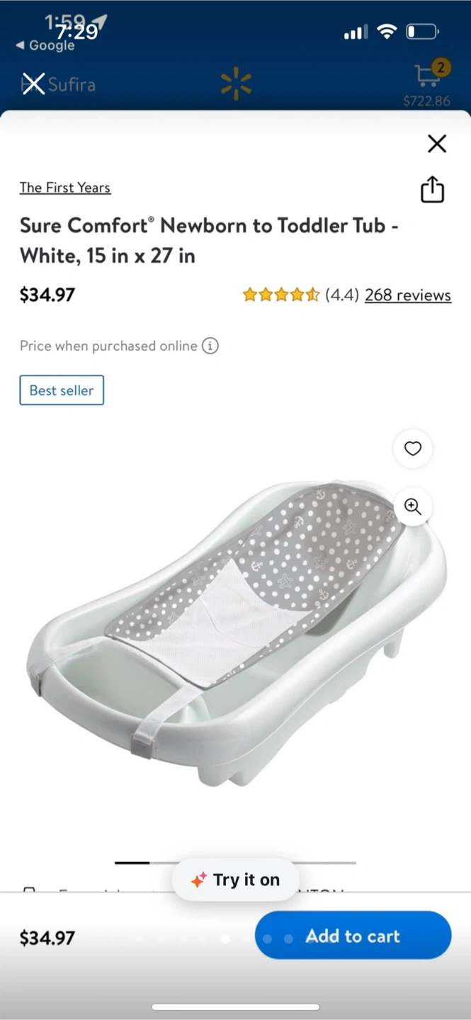 Baby rocker and bath tub - photo 2