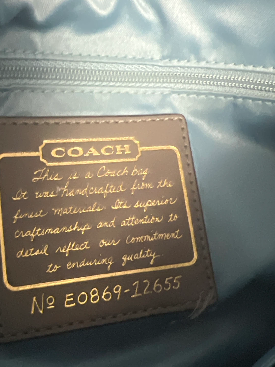 Coach Leatherware Gray Bag E0869-12655 - photo 2