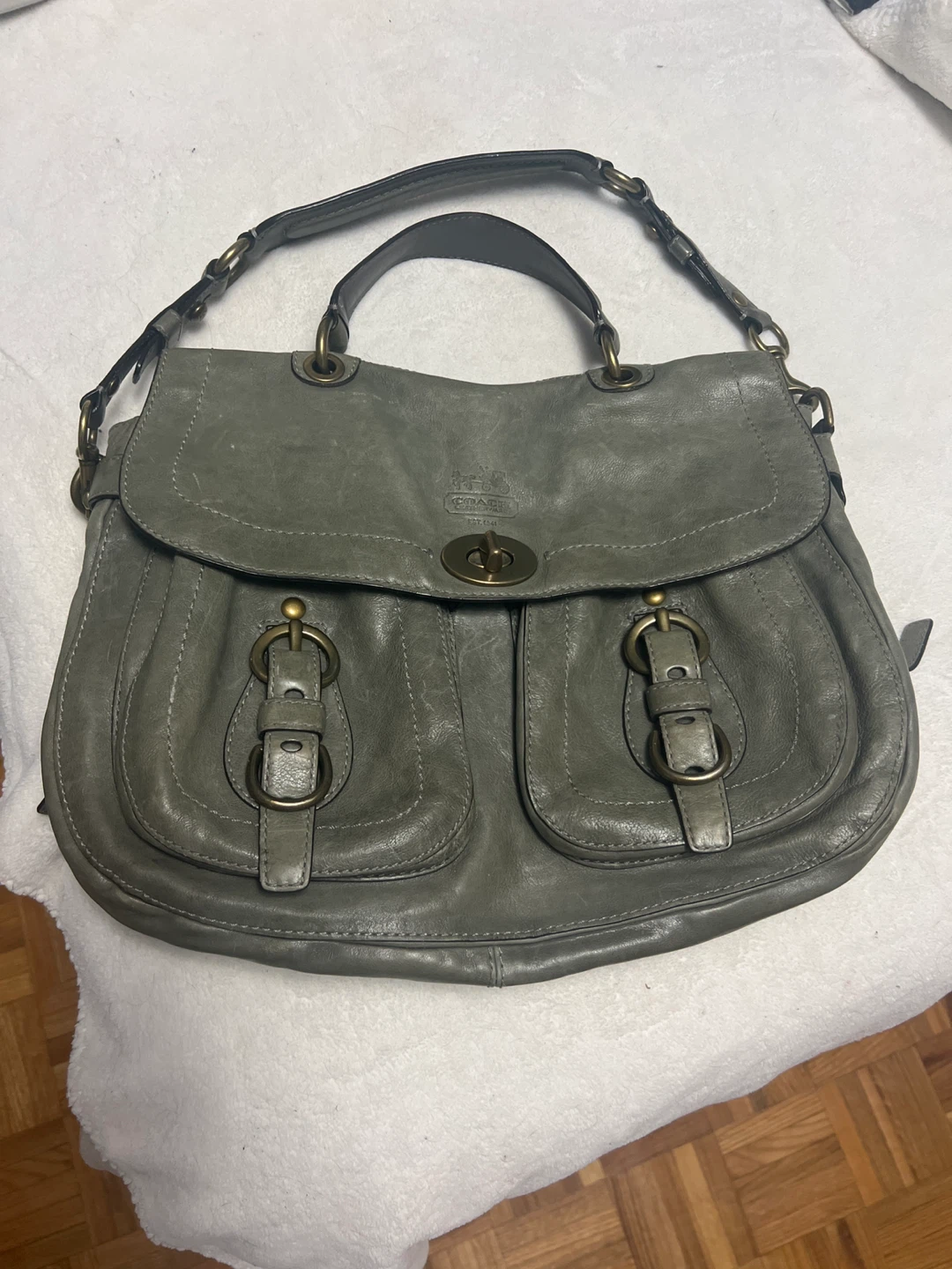Coach Leatherware Gray Bag E0869-12655
