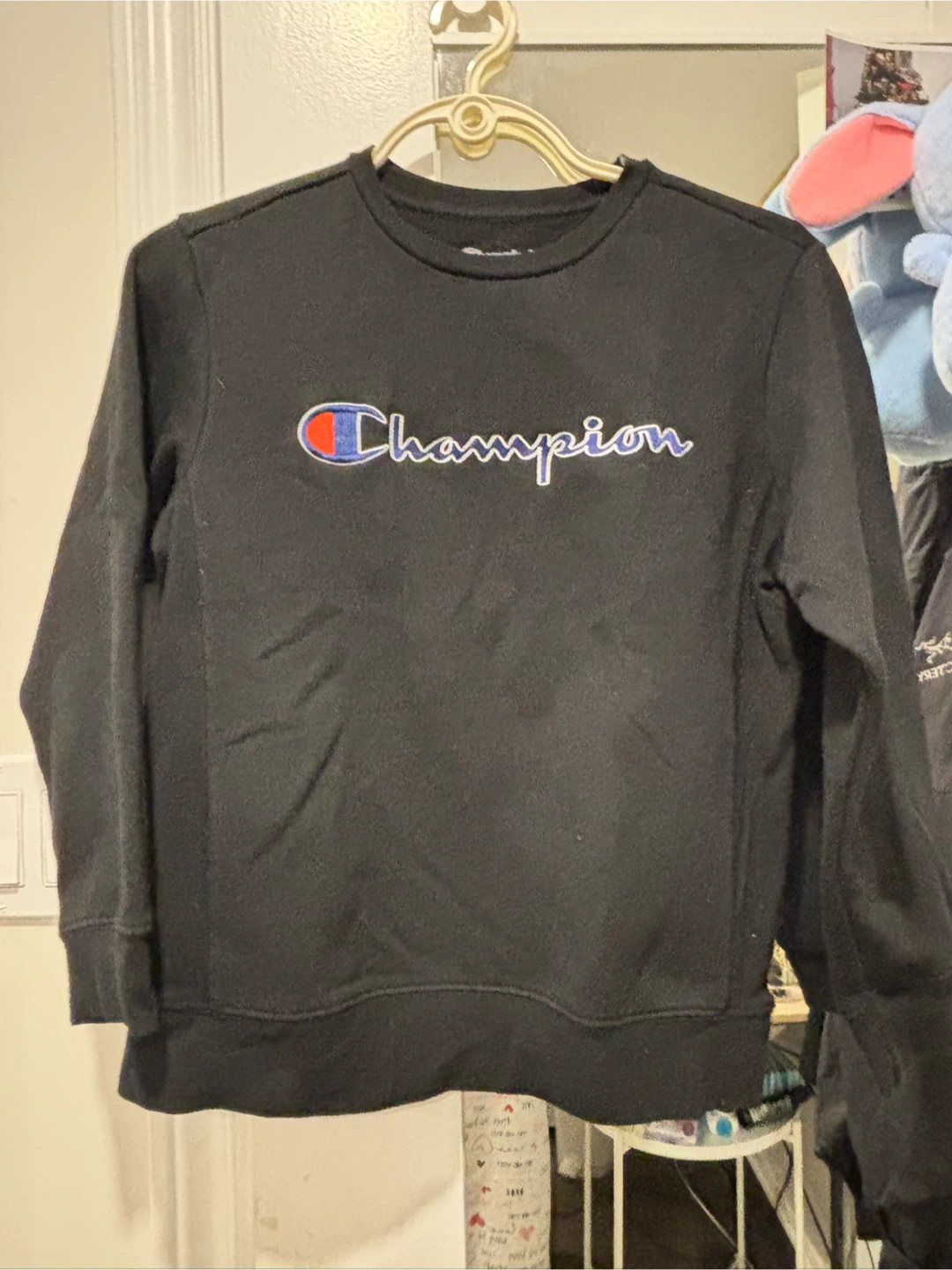 Champion Black Sweatshirt Size M