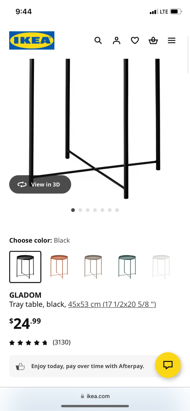IKEA Round Side Table - photo 2