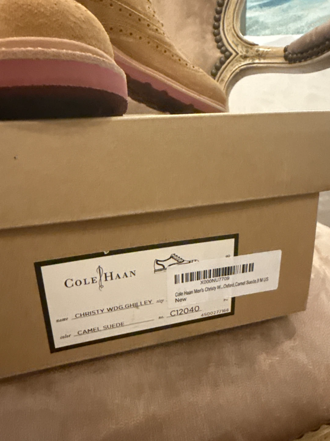 New Cole Haan Christy Wingtip Ghillie Oxford 9M - photo 5