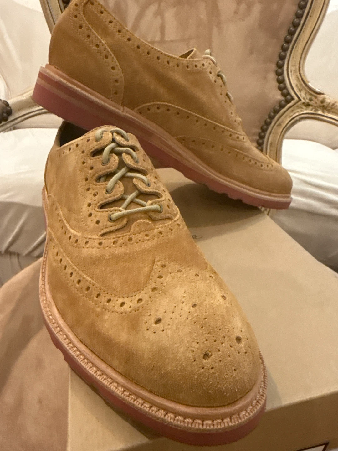 New Cole Haan Christy Wingtip Ghillie Oxford 9M - photo 4