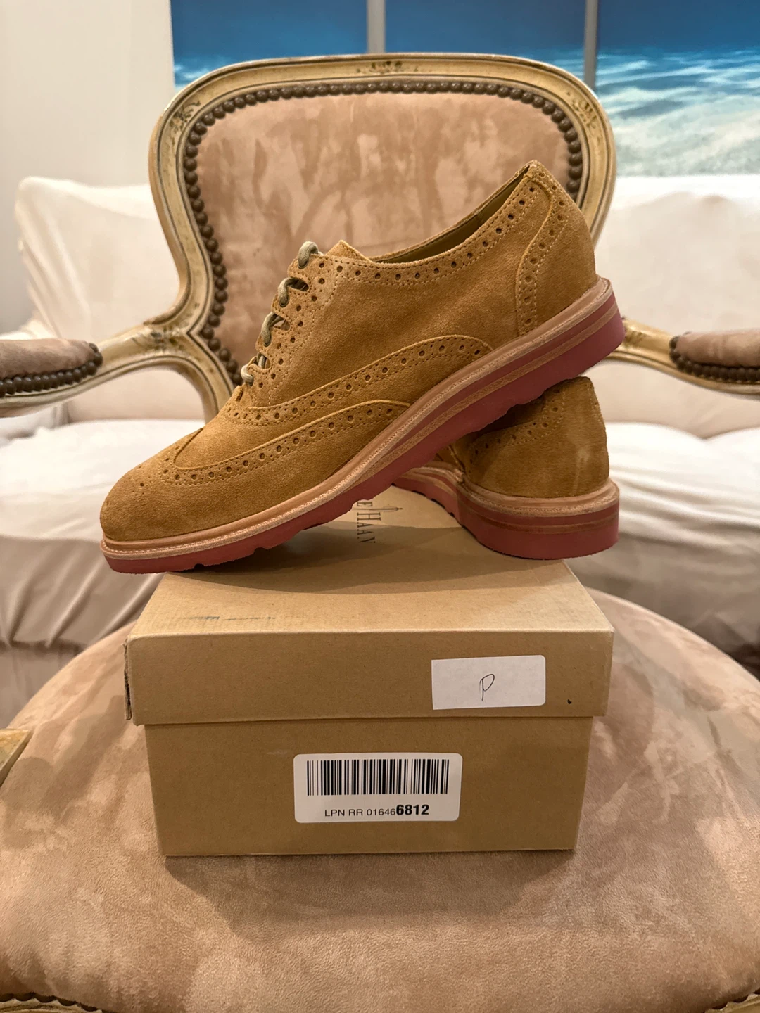 New Cole Haan Christy Wingtip Ghillie Oxford 9M - photo 2
