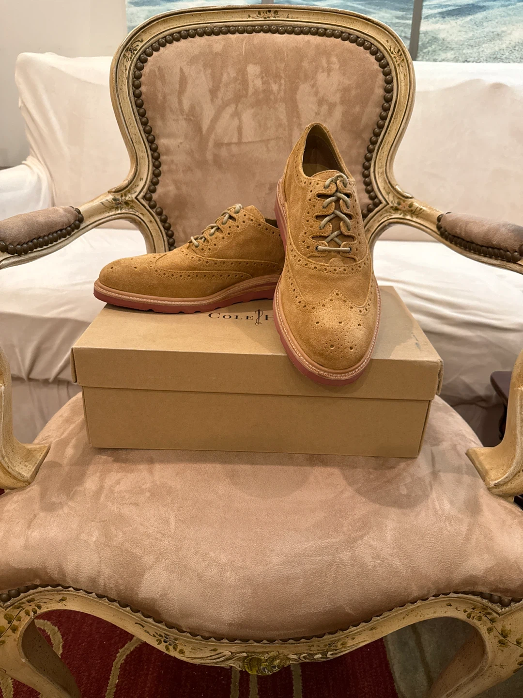 New Cole Haan Christy Wingtip Ghillie Oxford 9M