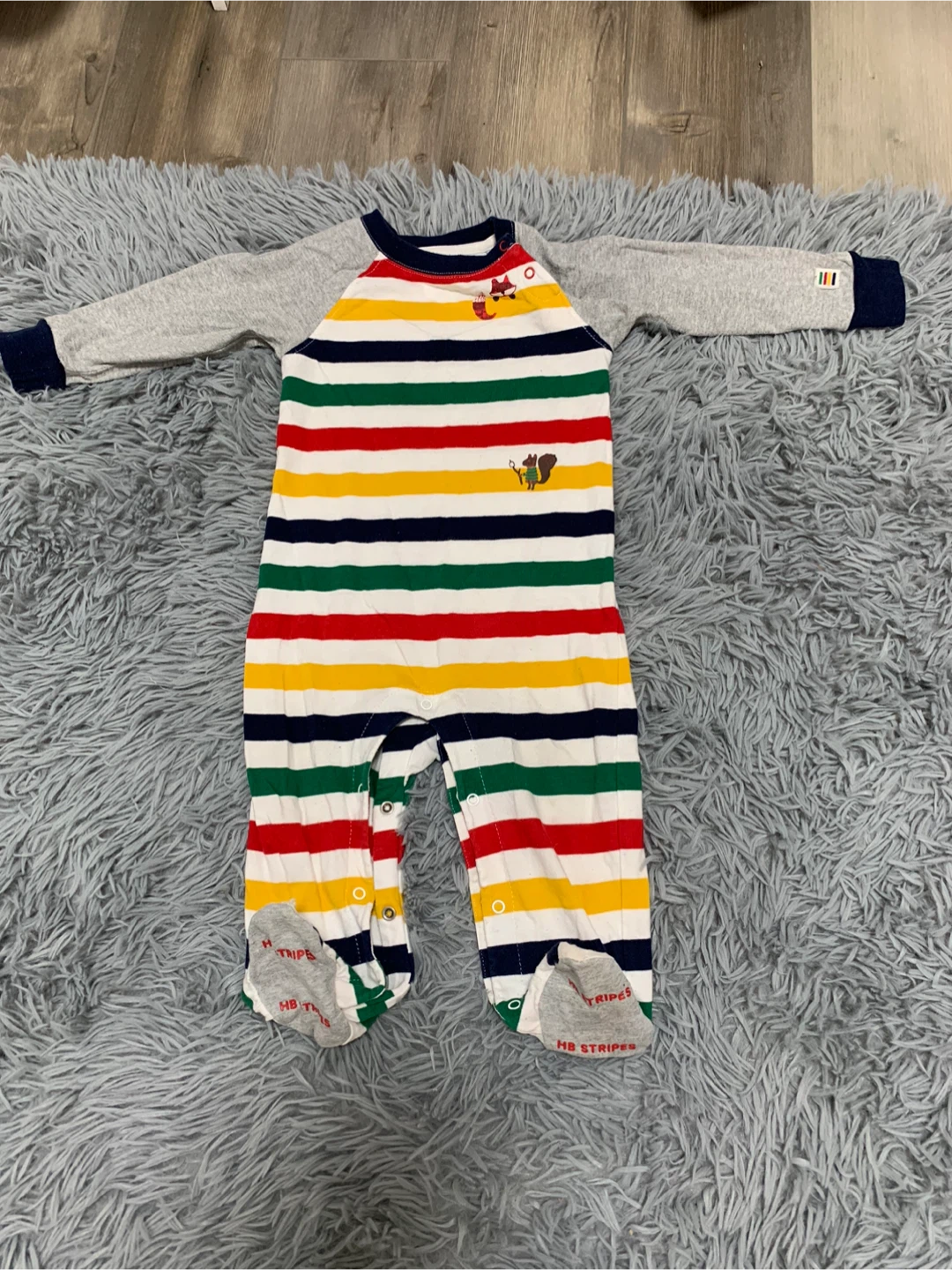 HB Stripes Baby Clothes Bundle 6-12 M - photo 2