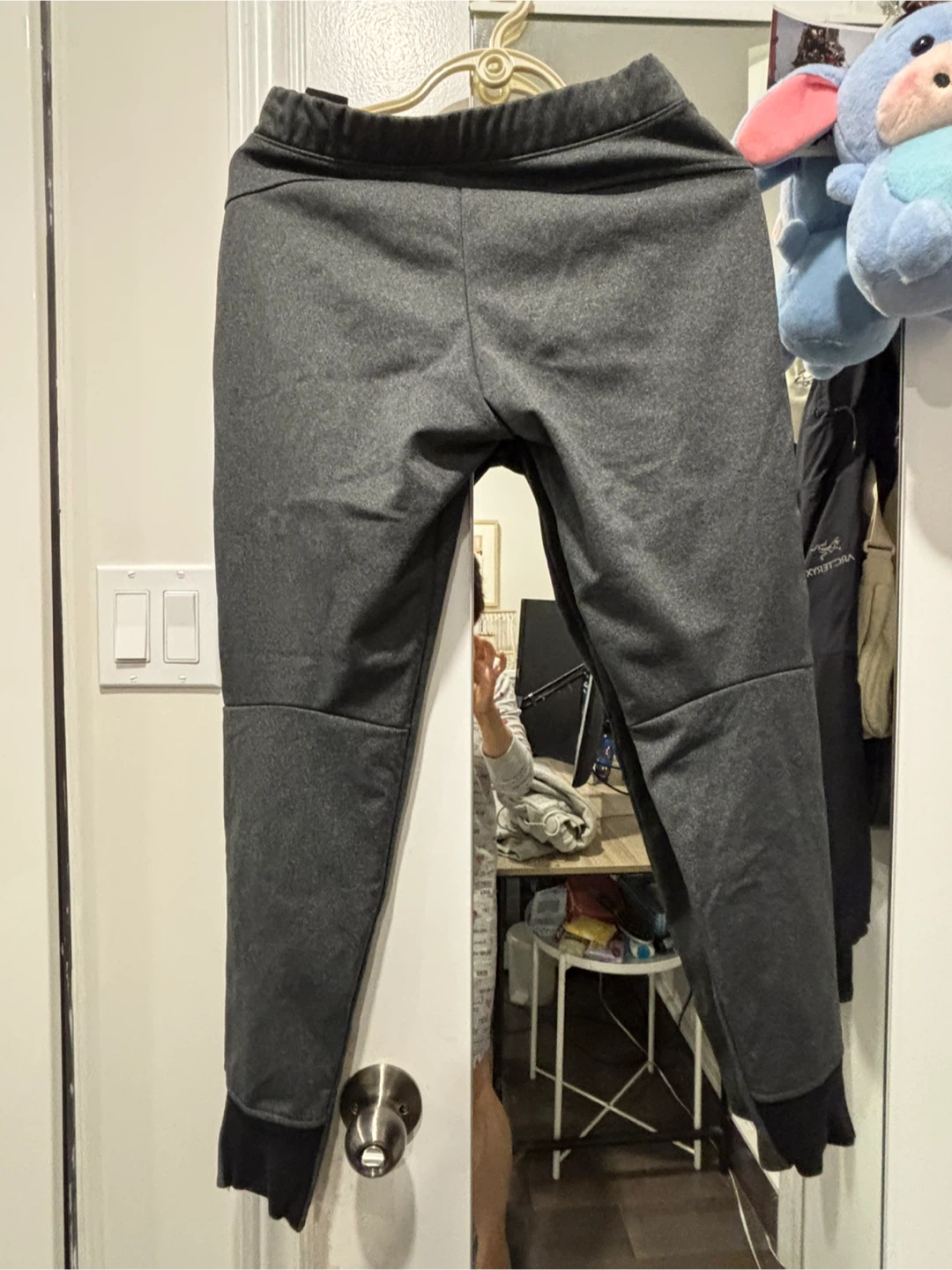 Grey Athletic Pants with Zipper Pockets - photo 5