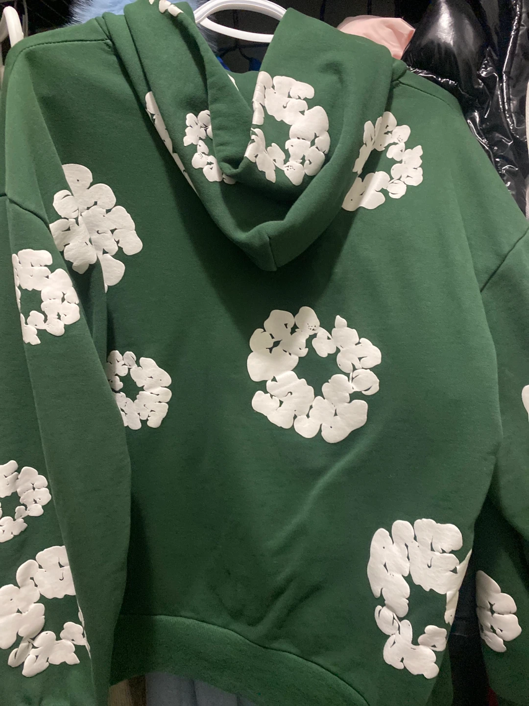 Denim Tears Green Hoodie Size S - photo 3
