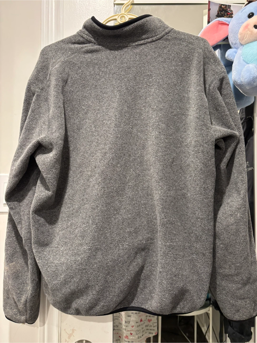 Uniqlo Grey Fleece Pullover, Size L - photo 4