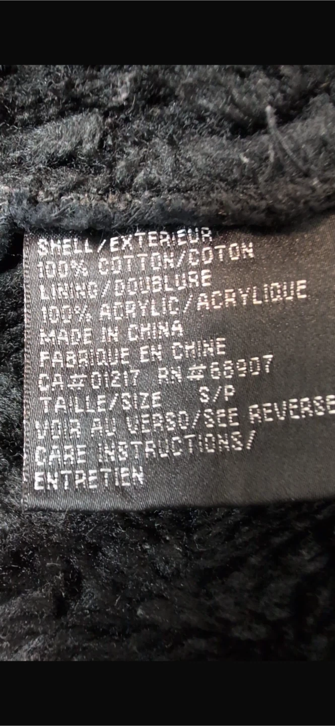 Le Château Black Hooded Faux Shearling Lined Long Coat - photo 5