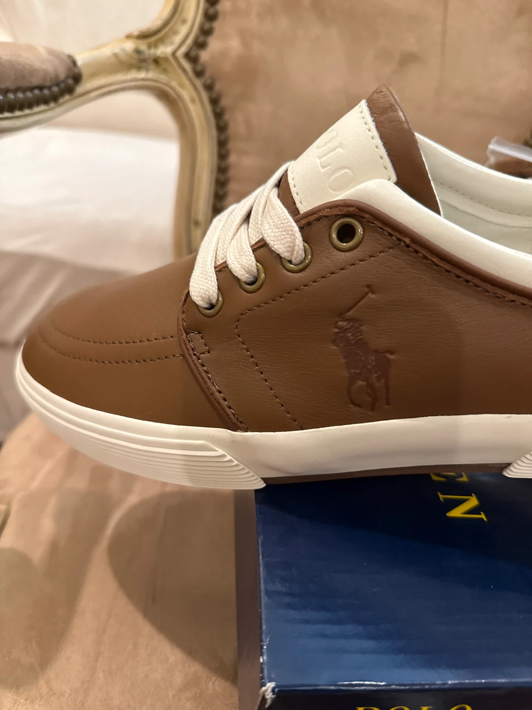 Polo Ralph Lauren Faxon Low Sneaker - Size 9D - photo 4