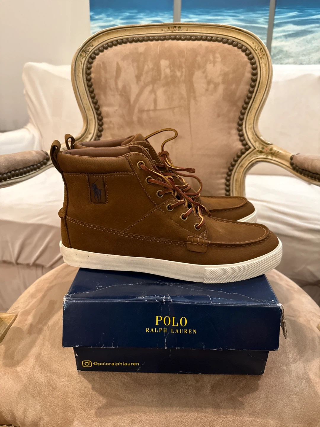 Polo Ralph Lauren Brown Boots - Size 9D - photo 4