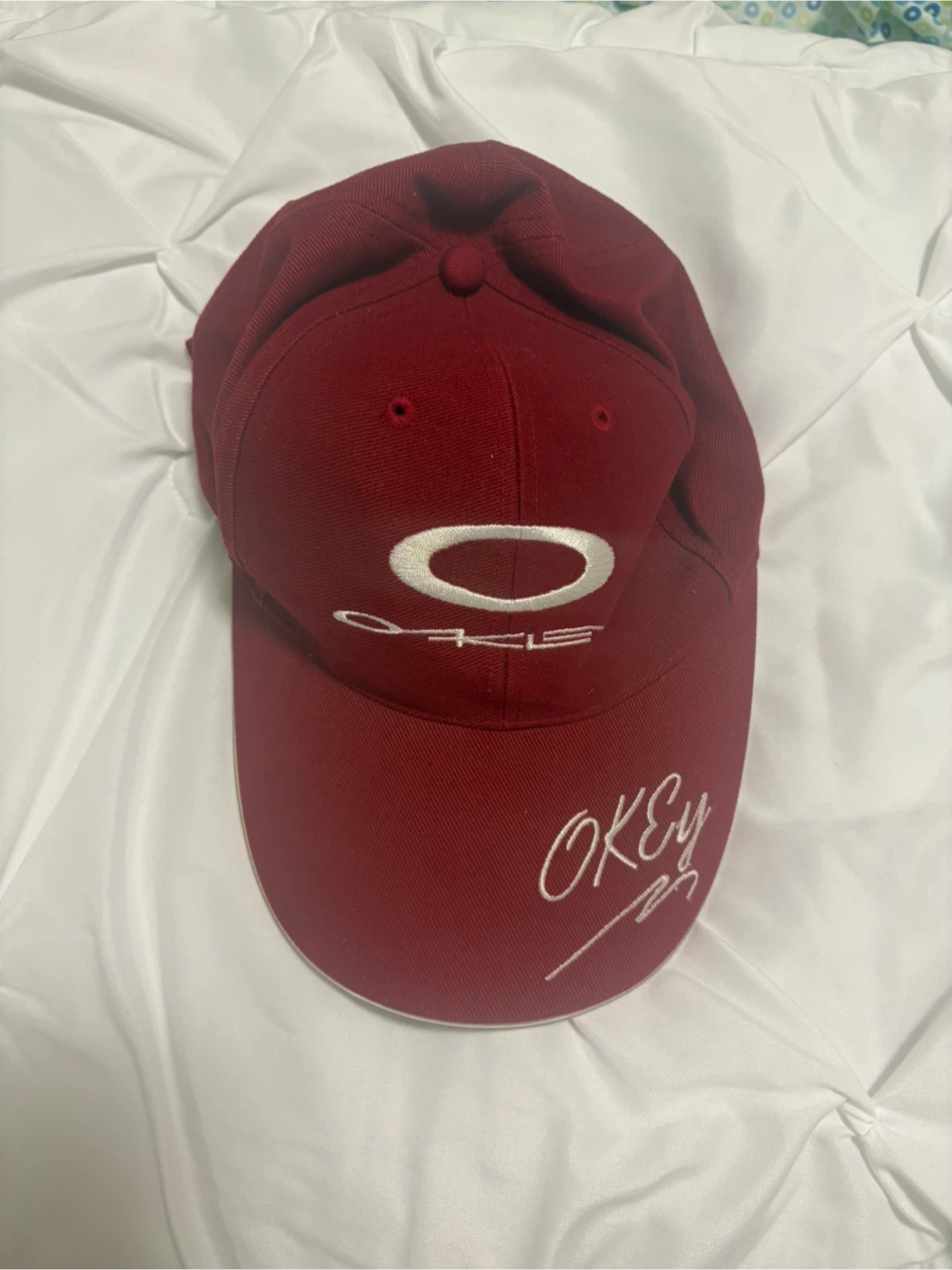 Oakley Burgundy Baseball Cap