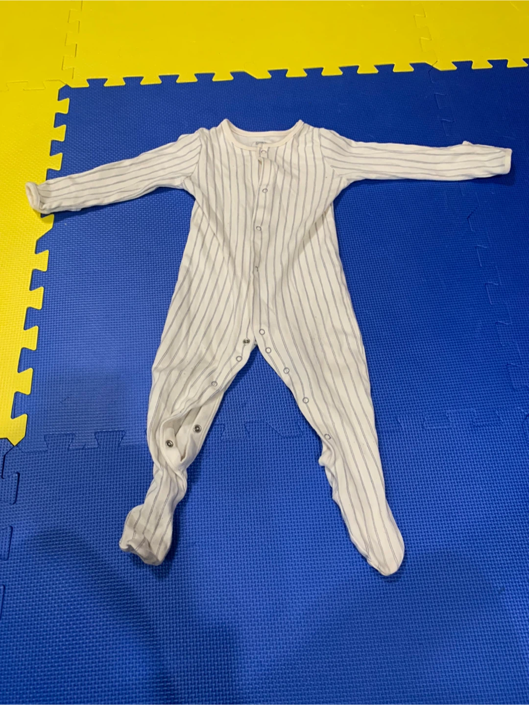 Cotton footed Baby Onesies - Assorted Patterns 9-12 m - photo 5