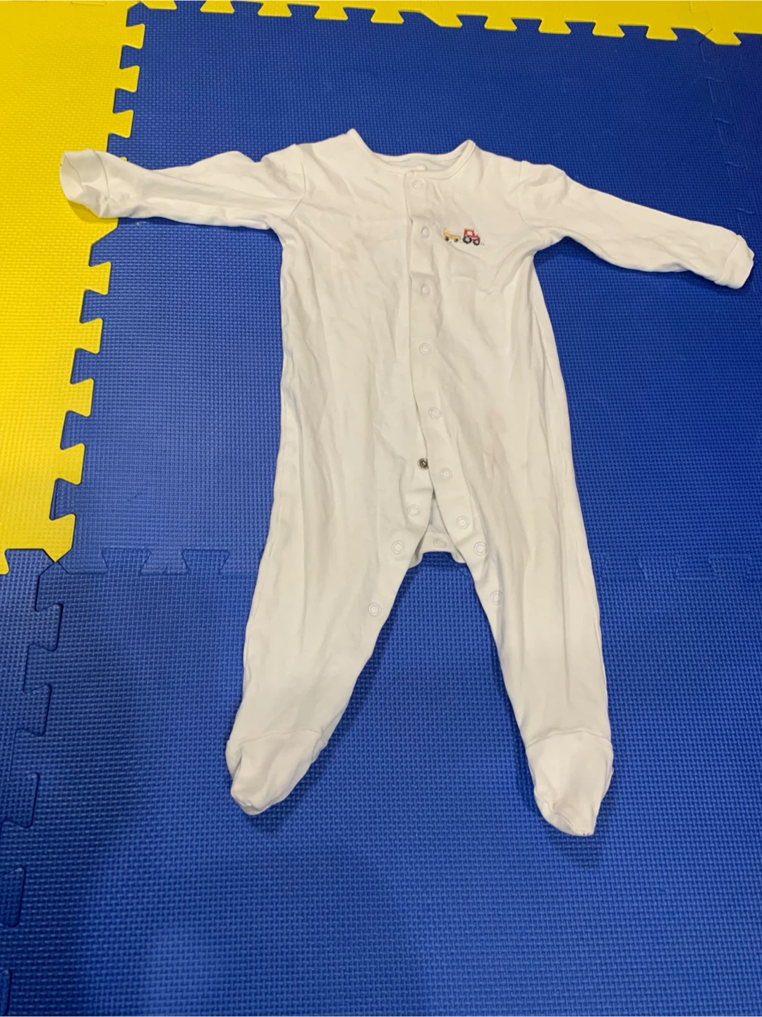 Cotton footed Baby Onesies - Assorted Patterns 9-12 m - photo 4