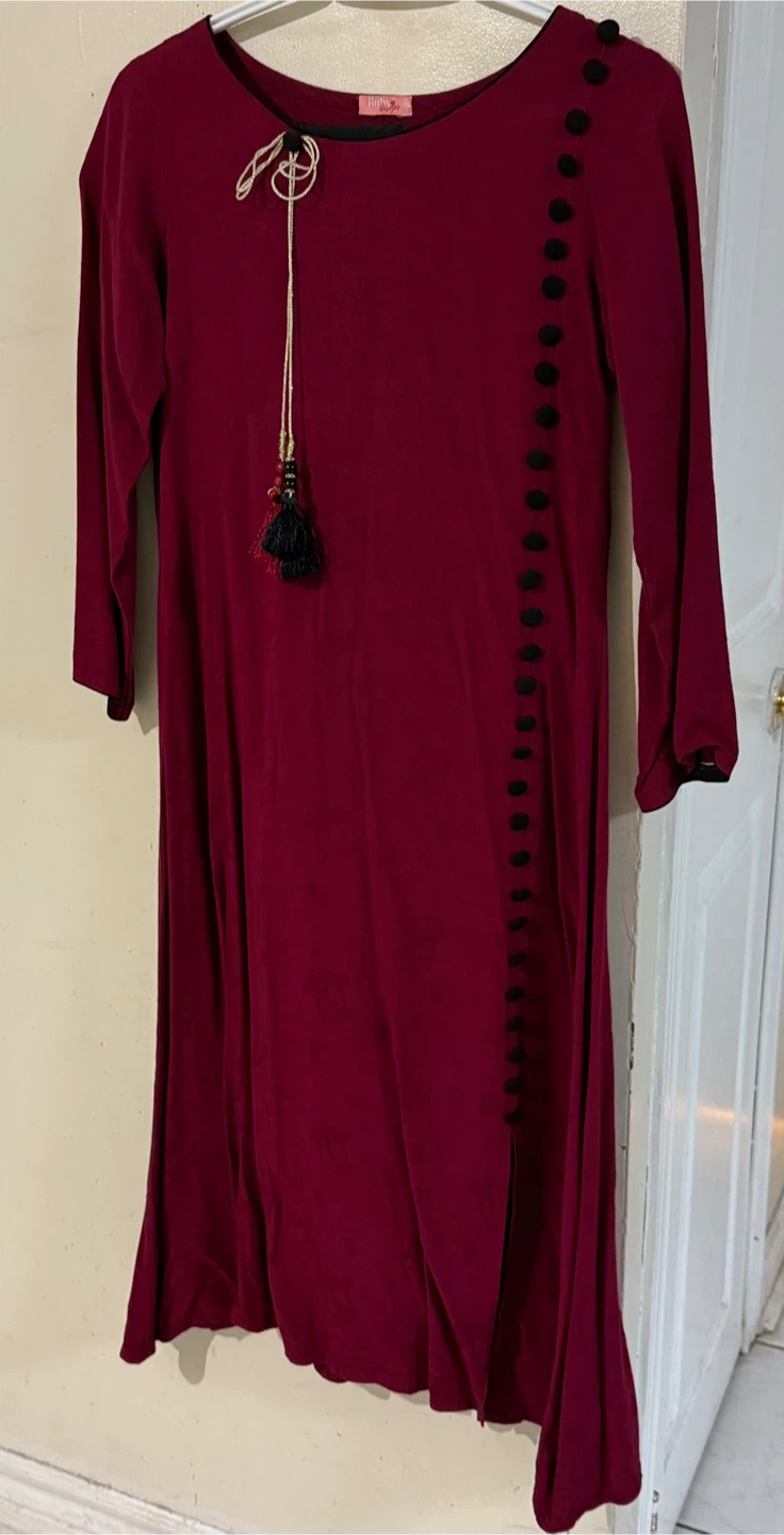 Ruby Designs Burgundy Dress (Small)
