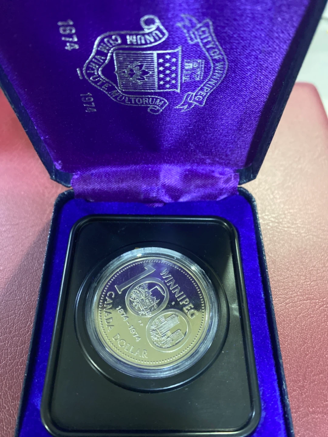 1974 Canada Dollar Winnipeg Coin - photo 2