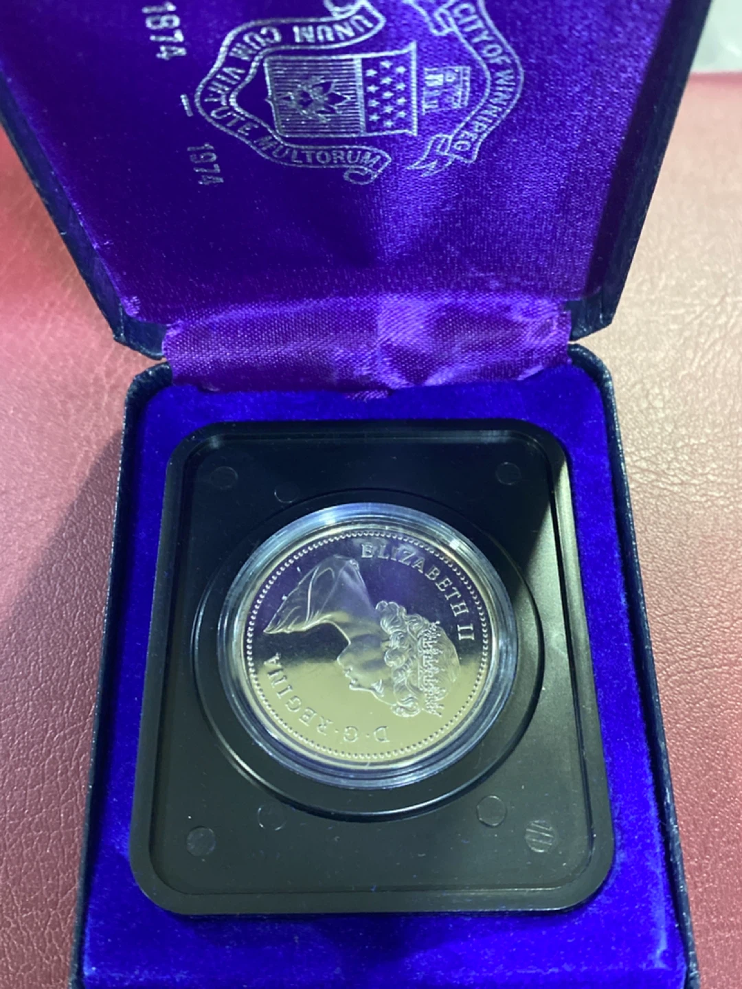 1974 Canada Dollar Winnipeg Coin - photo 3