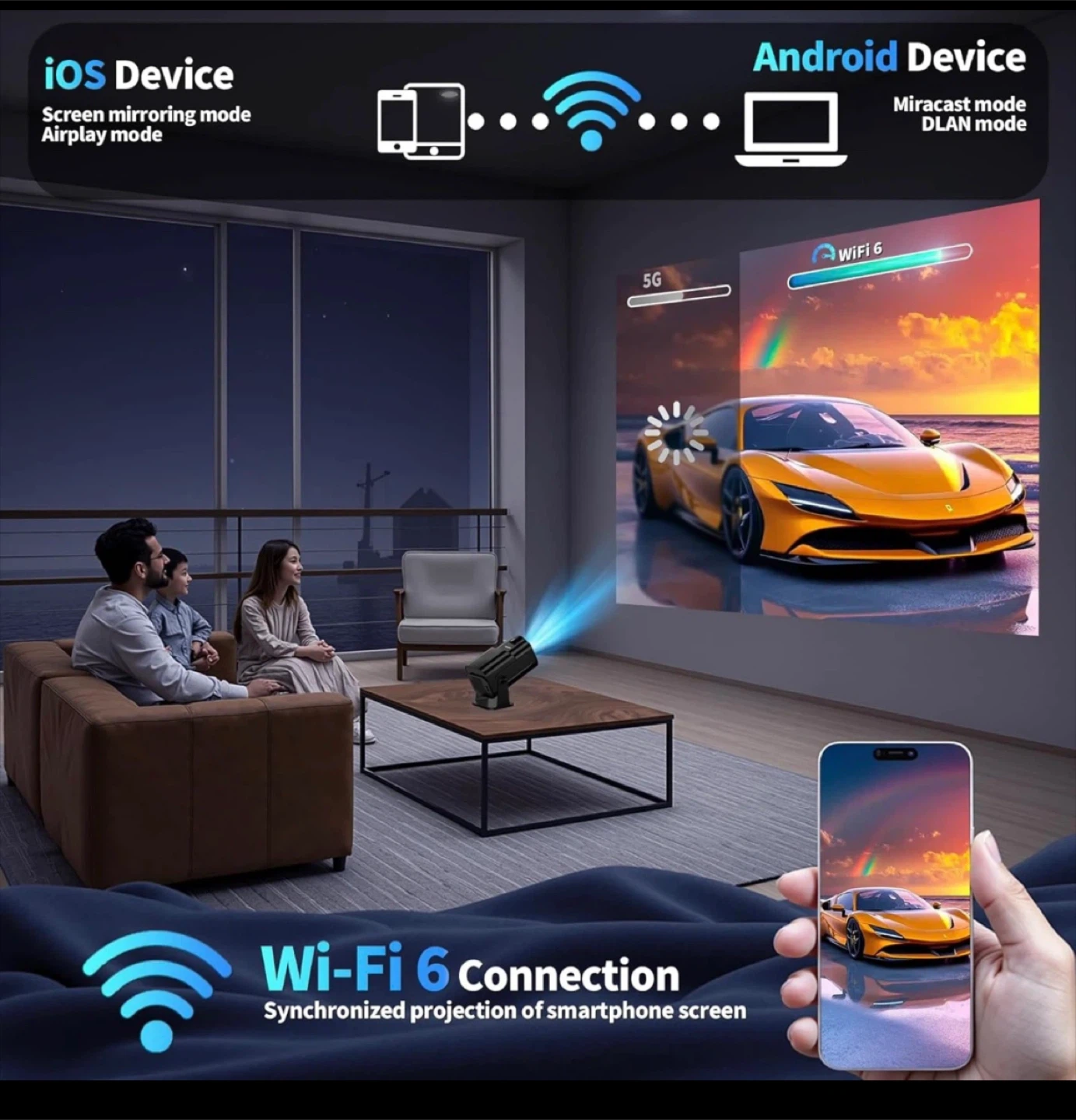 Android TV 4K  Projector - photo 4