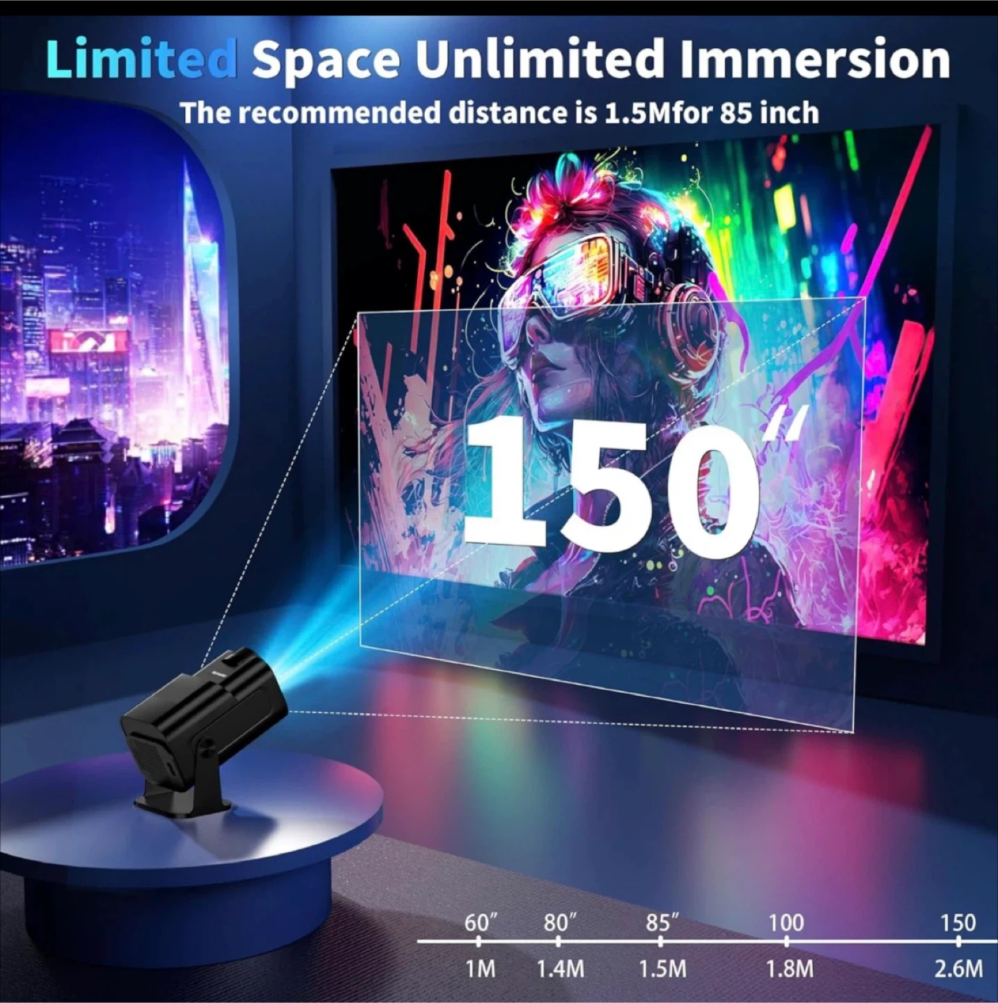 Android TV 4K  Projector - photo 3