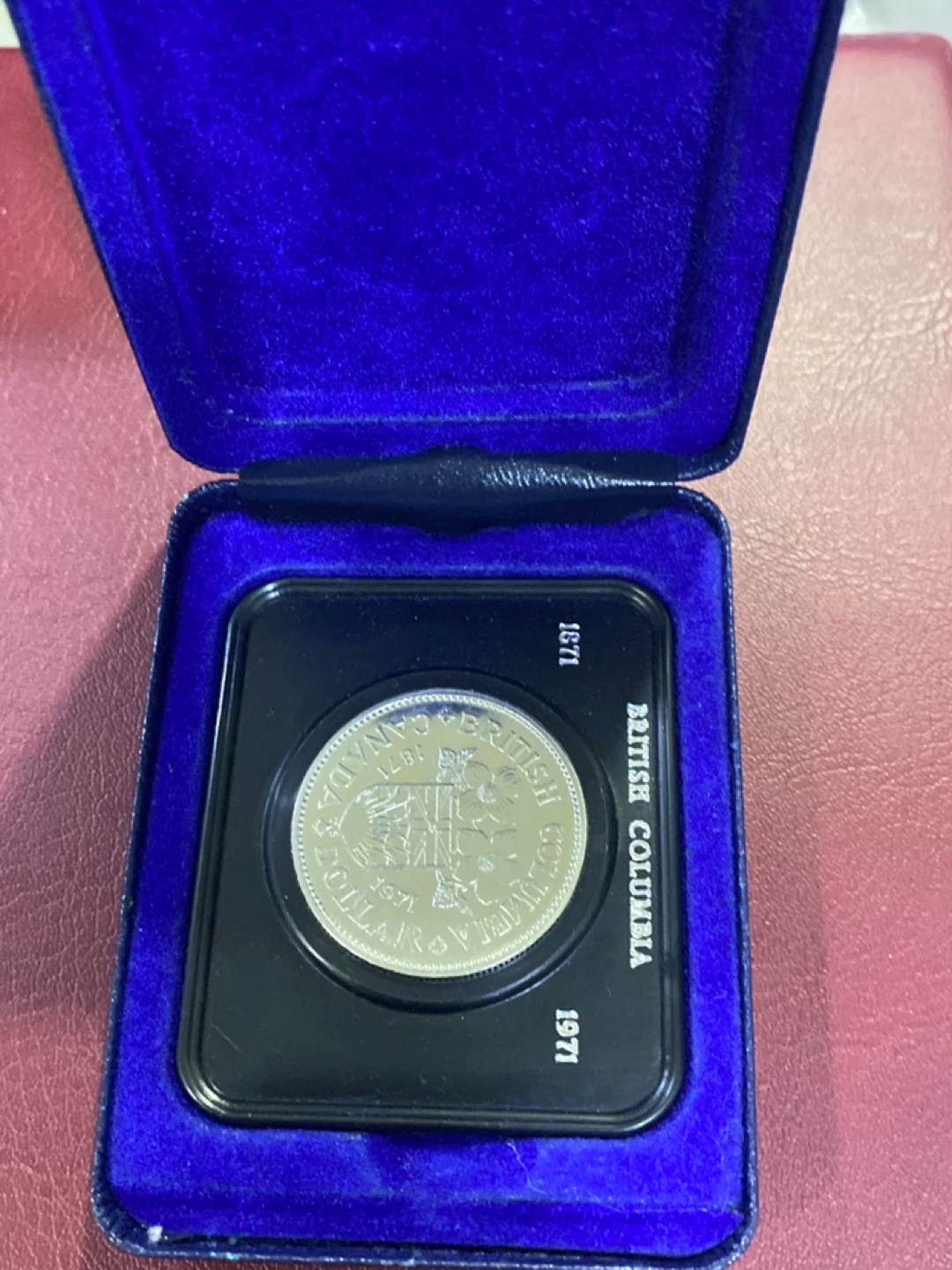 1971 British Columbia Silver Dollar Coin - photo 2