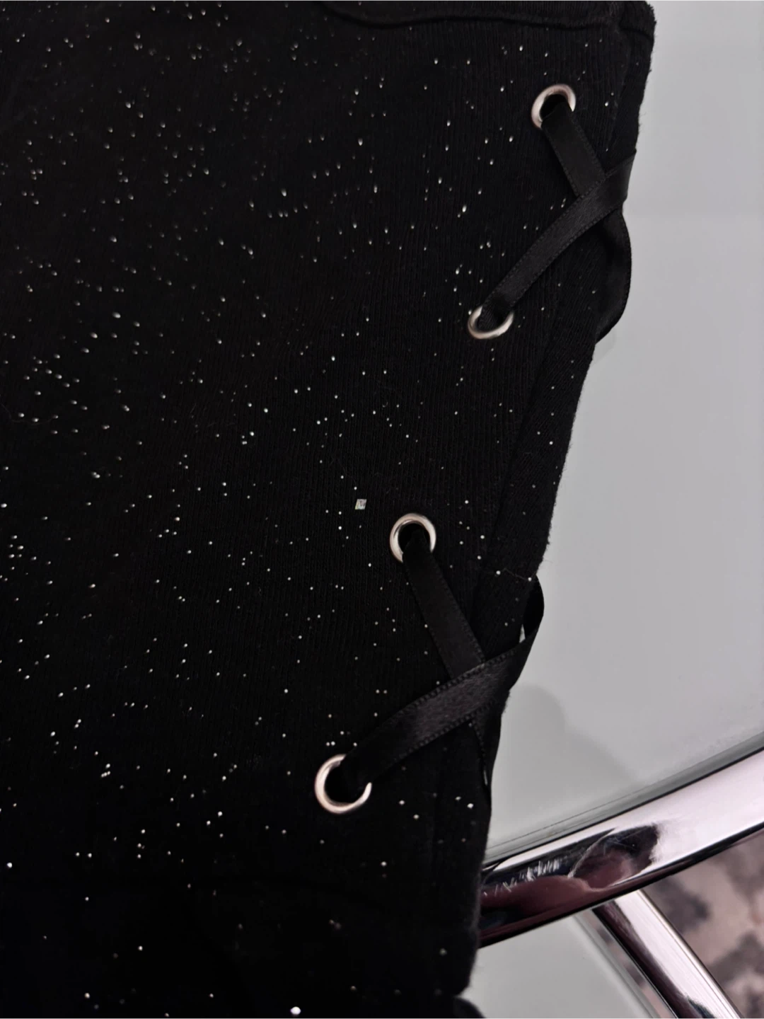 Justice Black Sparkle Dress - photo 5