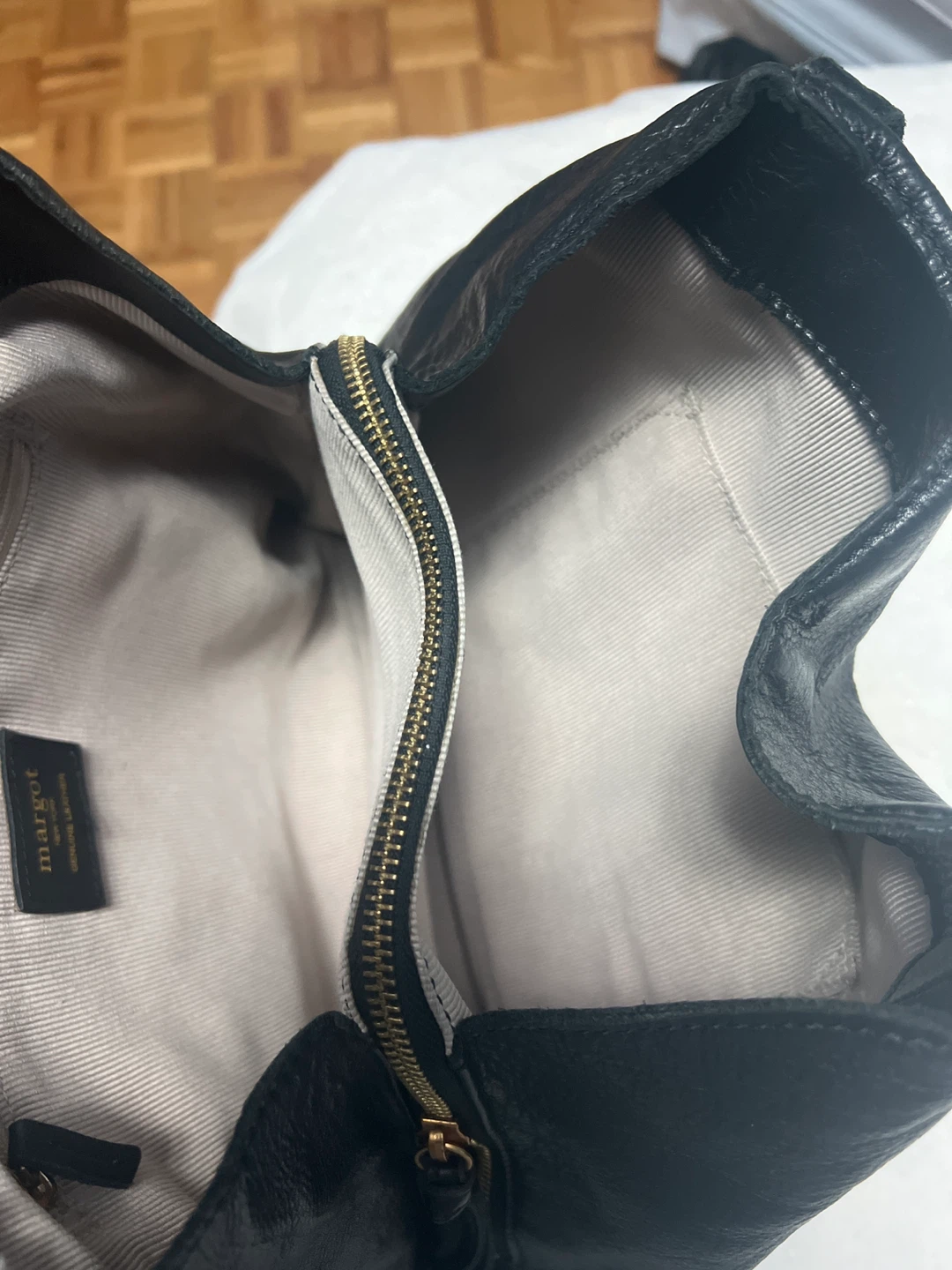Margot New York Black Leather Shoulder Bag - photo 4