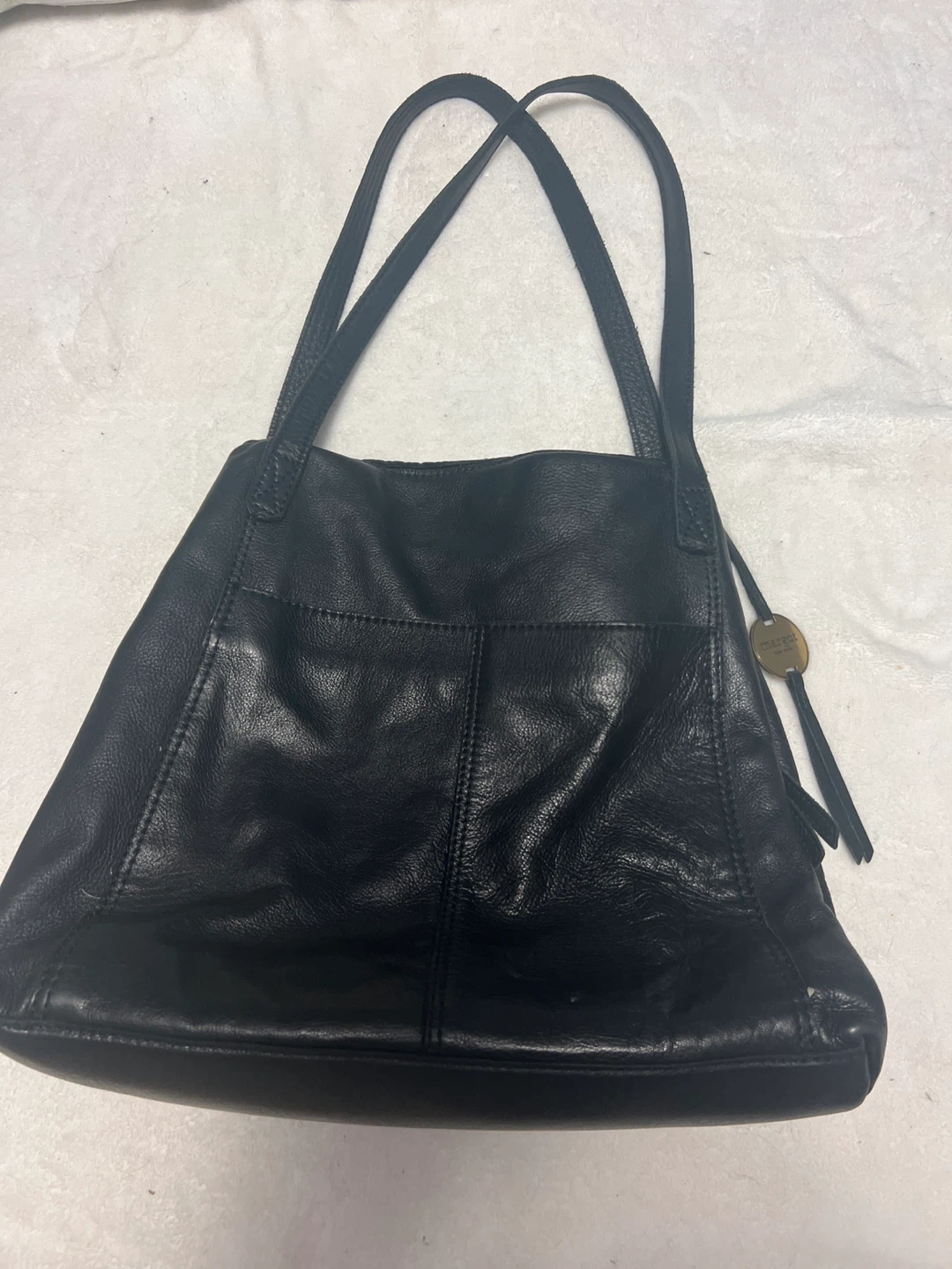 Margot New York Black Leather Shoulder Bag - photo 3