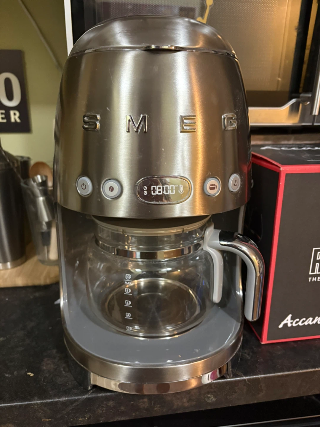 Smeg Drip Filter Coffee Maker - Stainless Steel
